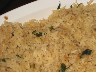 herb rice pilaf